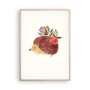 Poszter világos tölgy keretben - És máris kedvelsz engem - 70x100 cm