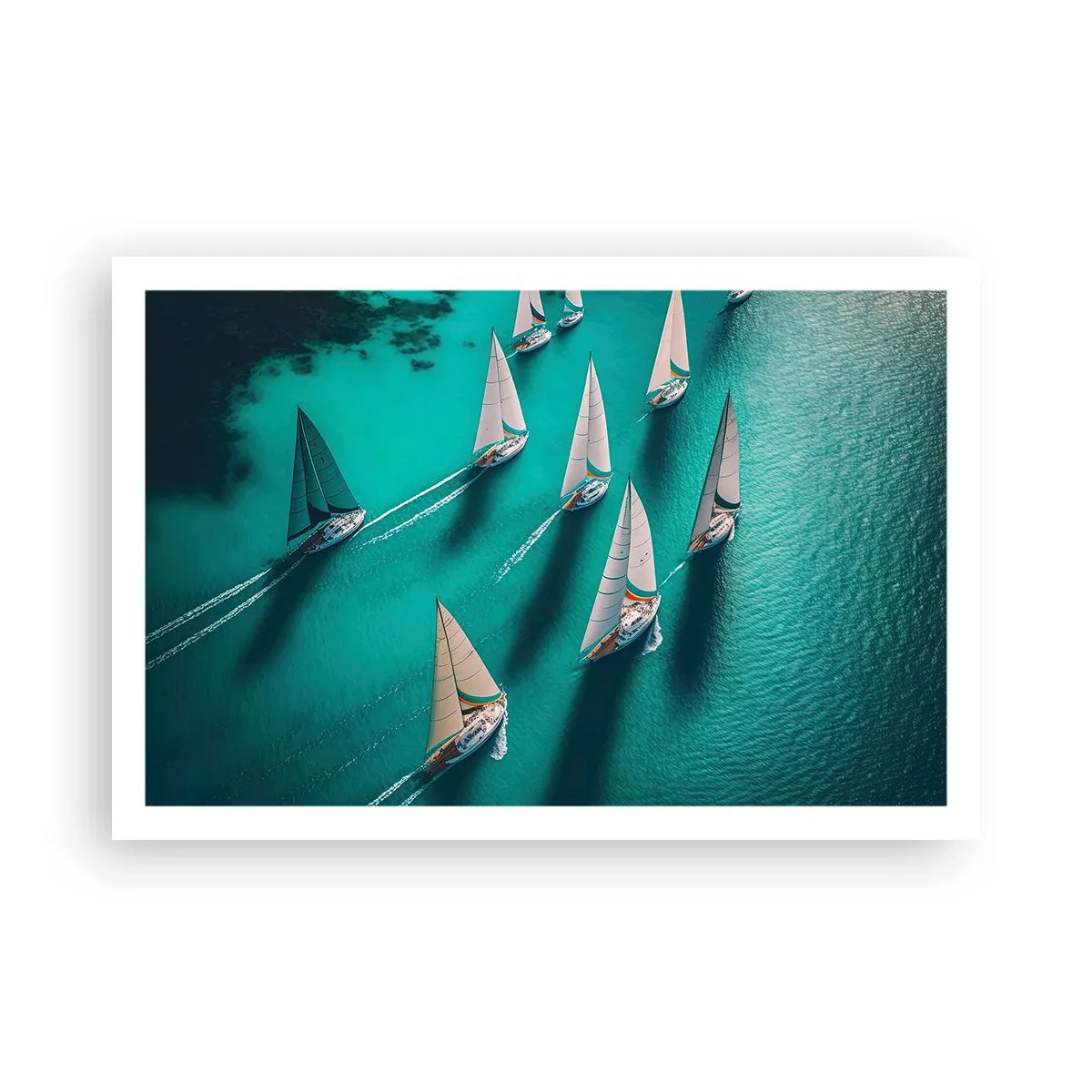 Poszter - Versengés a széllel - 91x61 cm