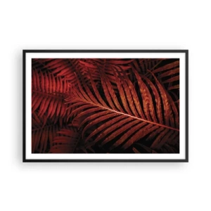 Poszter fehér keretben - Az élet vörös színe - 91x61 cm