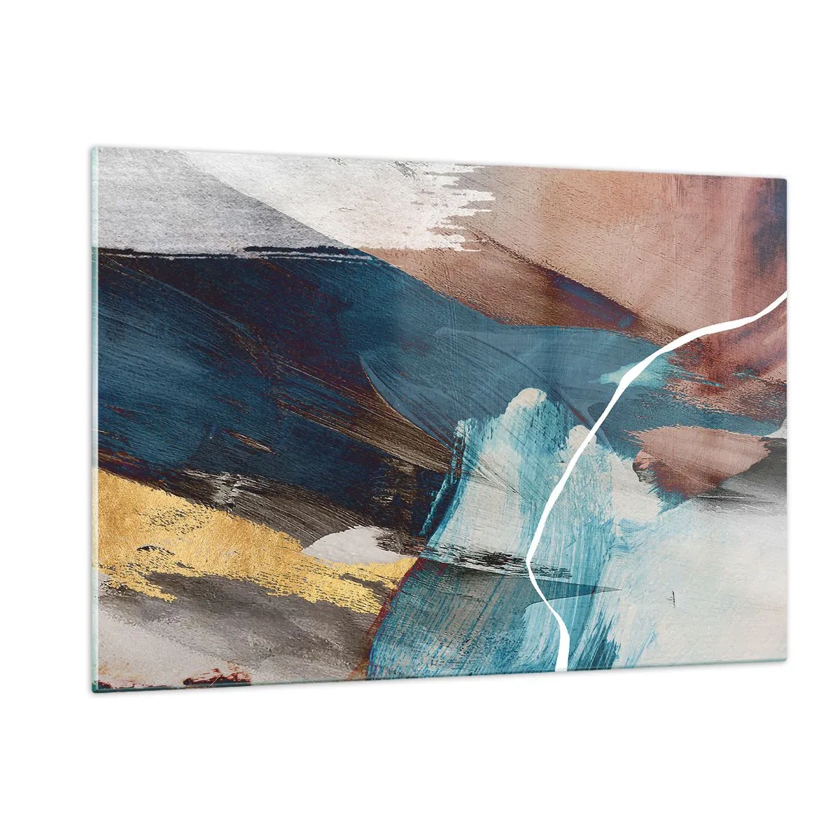 Üveg kép - Lelkesedéssel és energiával - 120x80 cm