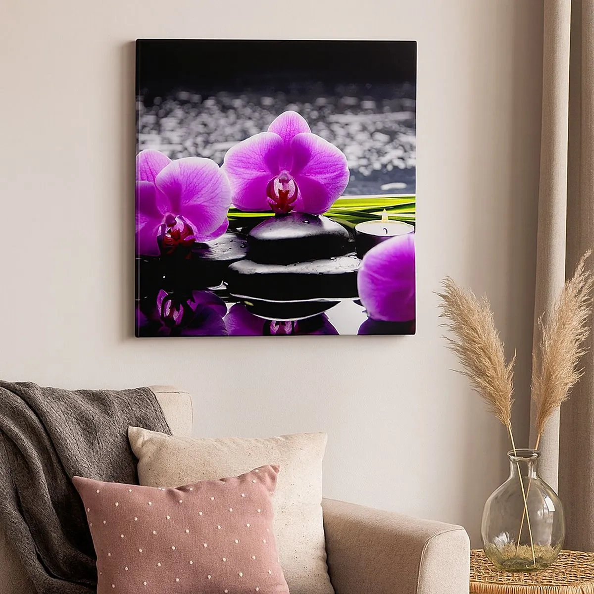 Vászonkép - Elmerülni a békében és a csendben - 30x30 cm