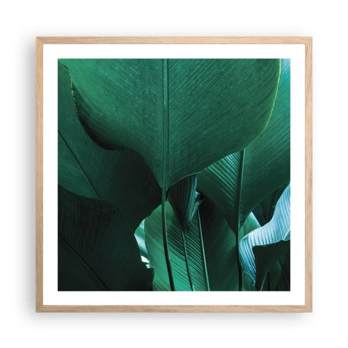 Poszter világos tölgy keretben - A fény felé nézve - 60x60 cm