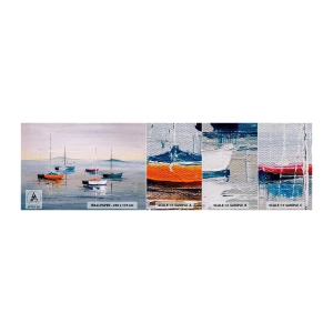 Fotótapéta Minta Premium Canvas - Jól megérdemelt pihenés - Tengeri, Vitorlások, Tengerpart - 100x30 cm