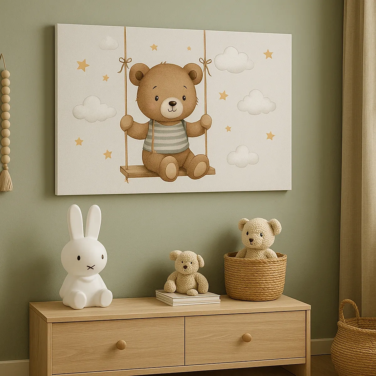 Vászonkép - Verseny a fény felé - 30x30 cm