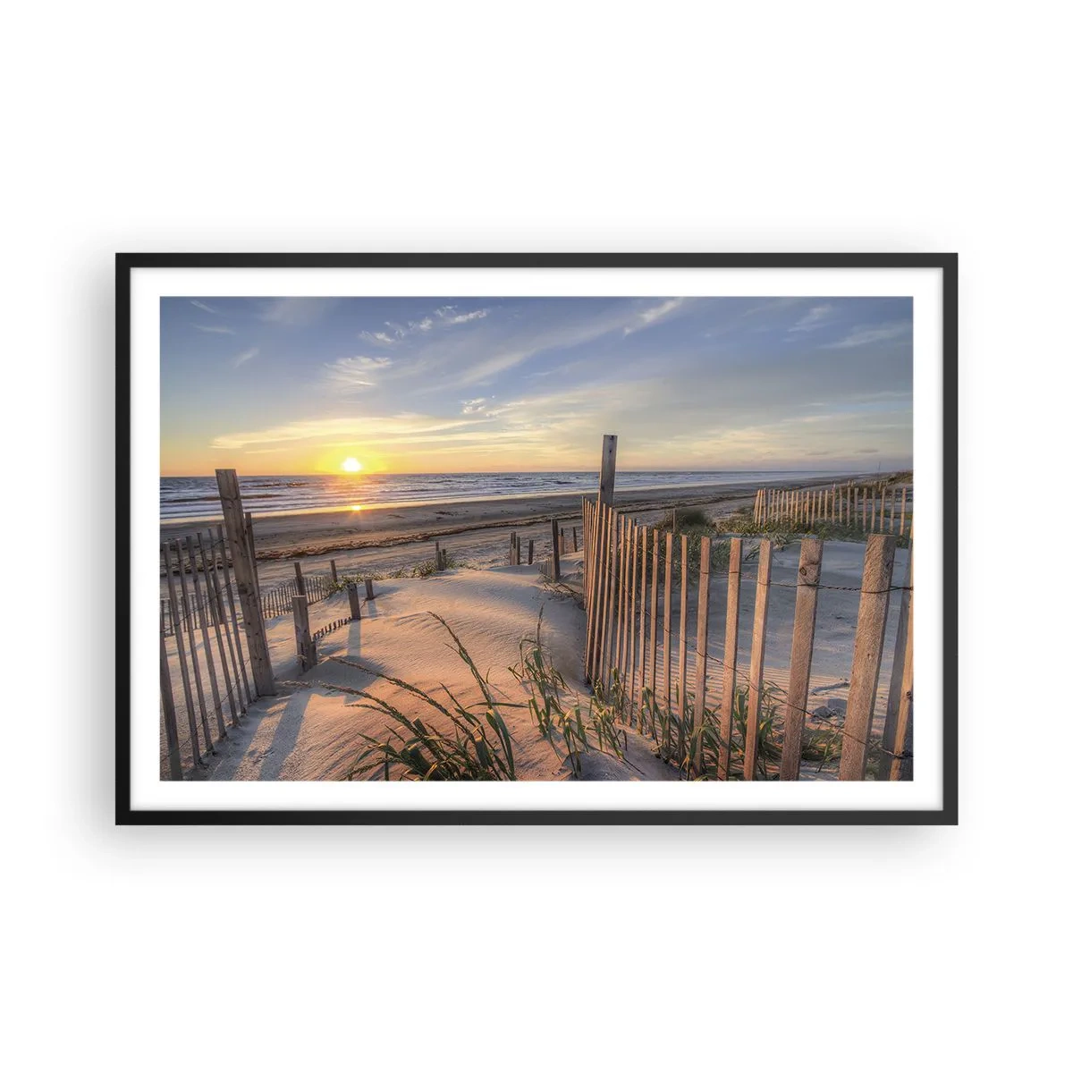 Poszter fehér keretben - A szél ragyogása és árnyéka - 91x61 cm