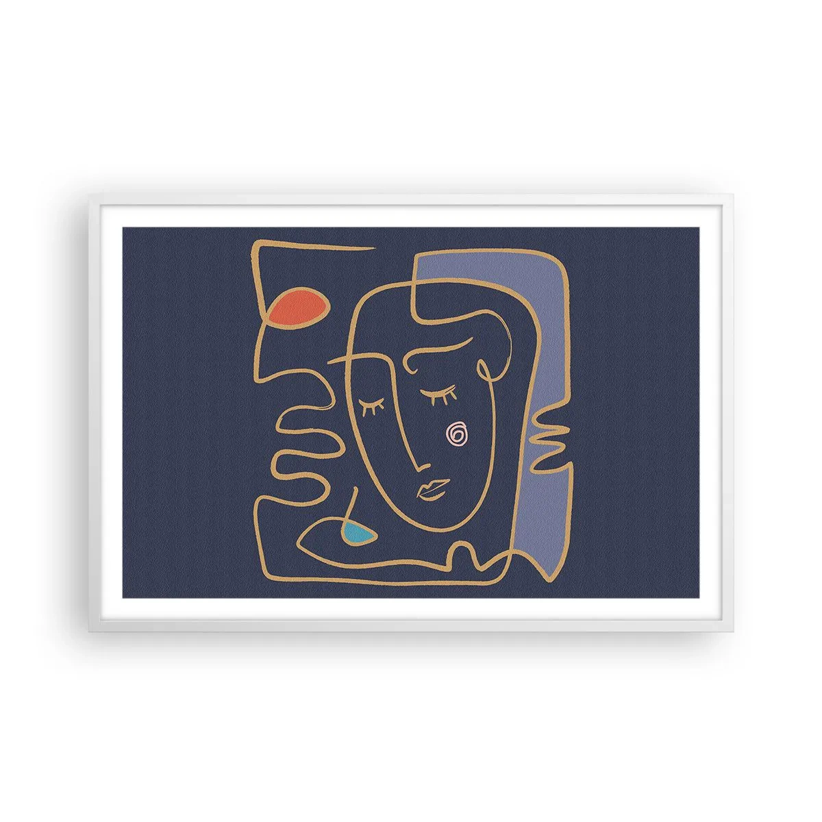 Poszter fekete keretben - Álmodozásban - 91x61 cm