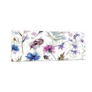 Üveg kép - Lengyel herbárium - 140x50 cm