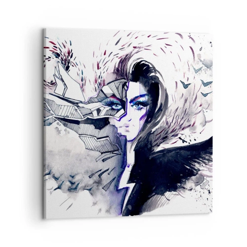 Vászonkép - Démoni és gyönyörű - 50x50 cm