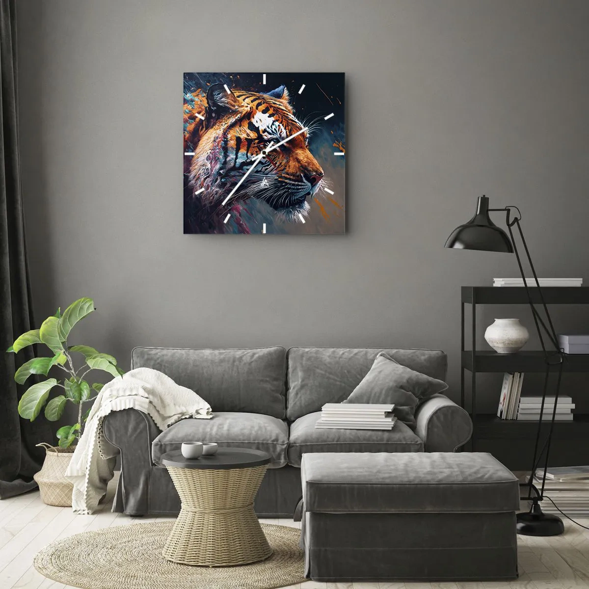 Falióra, Óra - Vad szépség - 30x30 cm