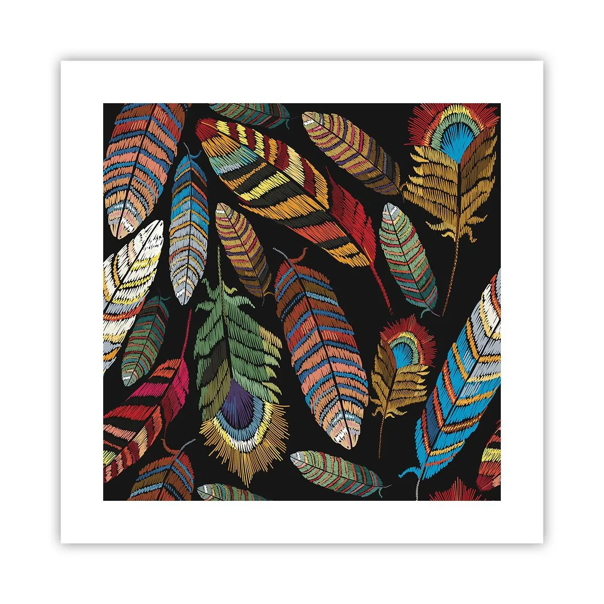 Poszter - A madárkarnevál - 40x40 cm