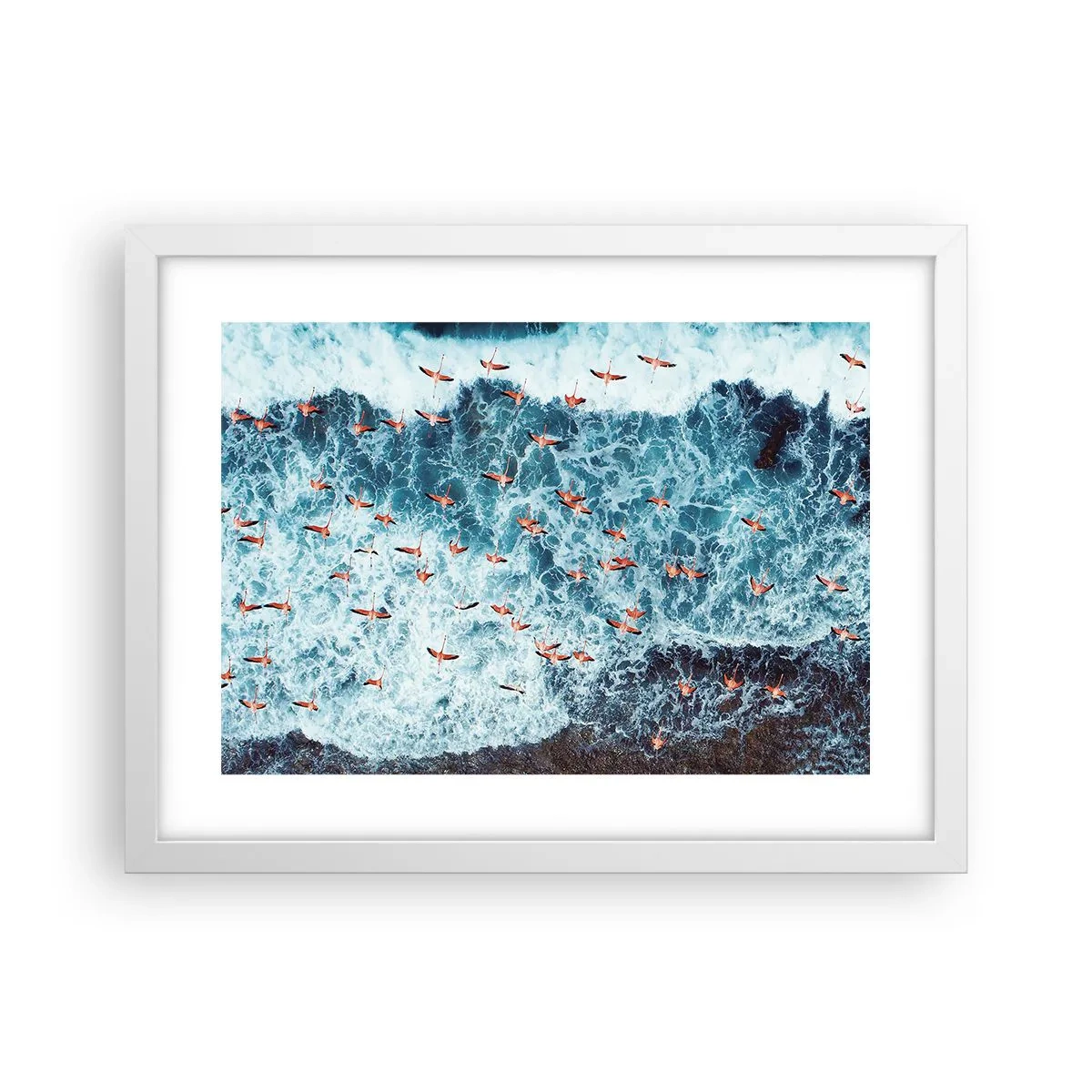 Poszter fekete keretben - A tengerparti parádé - 40x30 cm