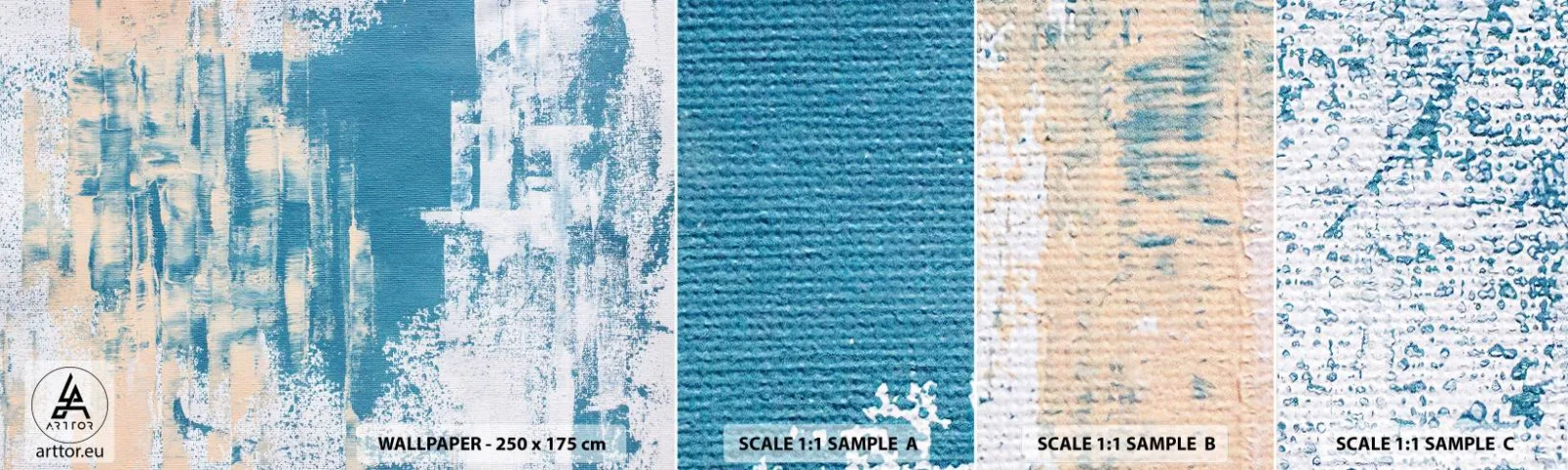 Fotótapéta Minta Standard Eco - Jégcsapon keresztül - Absztrakció, Darab, Modern minta - 100x30 cm