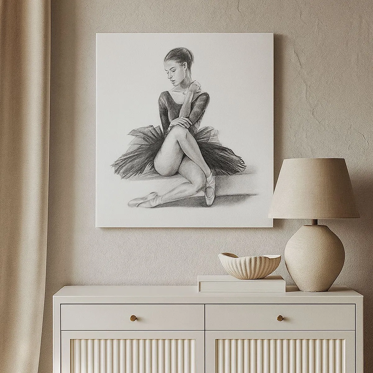 Vászonkép - A tánccal elvarázsolva - 30x30 cm