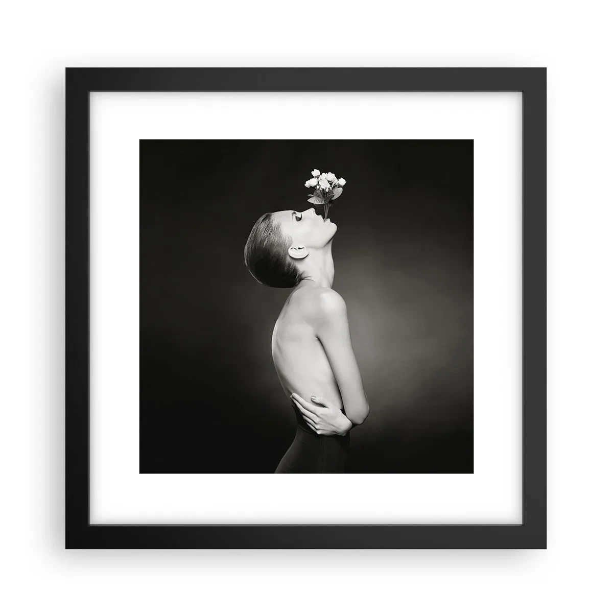 Poszter fehér keretben - Excentrikus elegancia - 30x30 cm