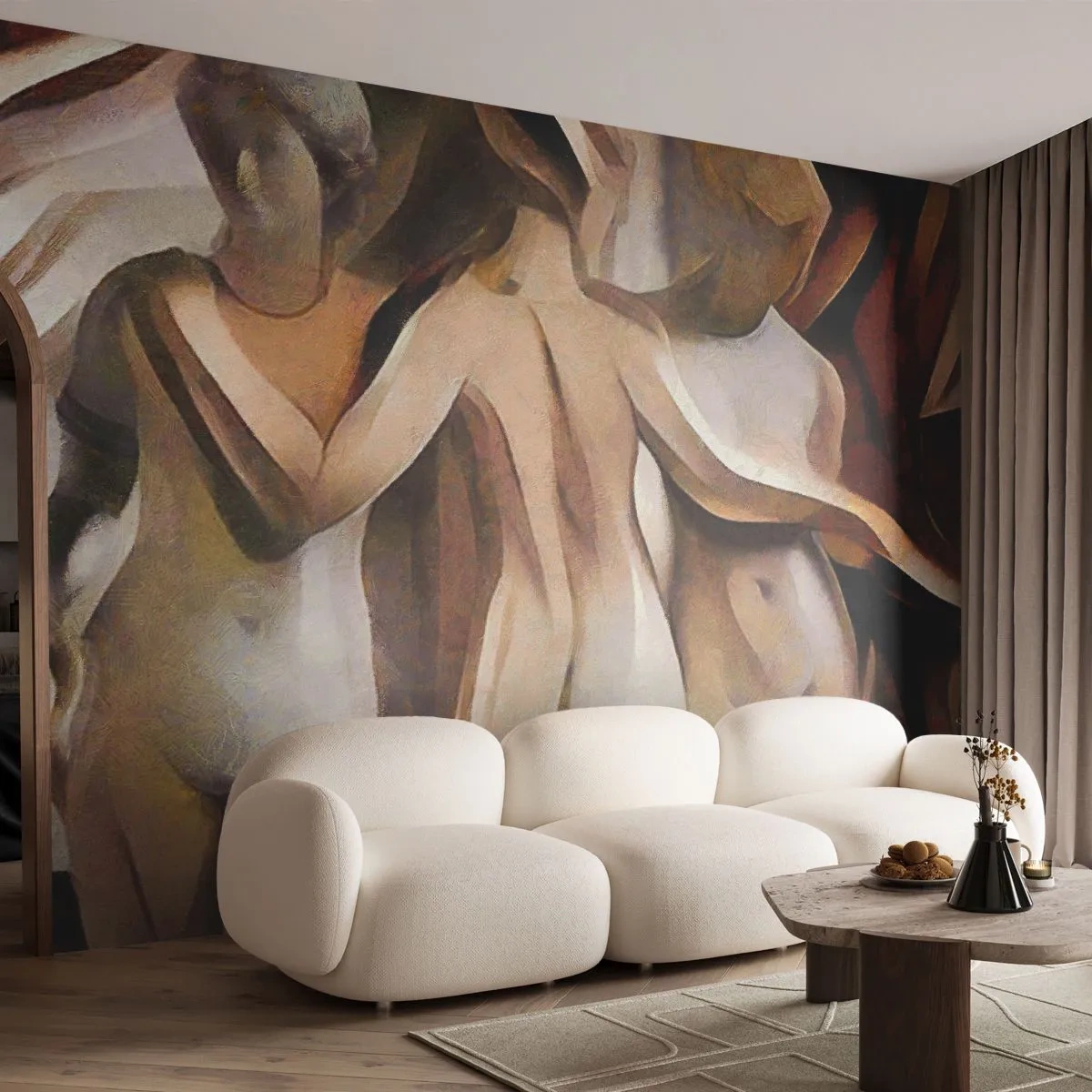 Fotótapéta Standard Eco - Három Sárm 2.0 - Nő, Kubizmus, Darab - 400x280 cm