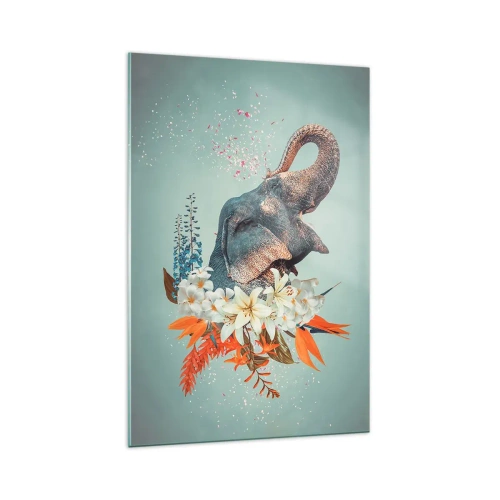 Üveg kép - Az öröm üvöltése - 70x100 cm