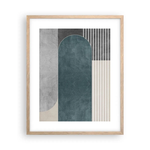 Poszter világos tölgy keretben - Vízszintes kompozíció - 40x50 cm