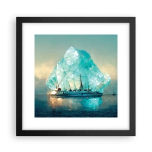 Poszter fehér keretben - Sarkvidéki gyémánt - 30x30 cm