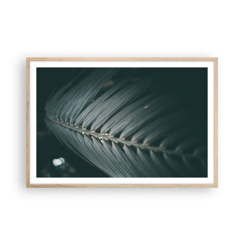 Poszter világos tölgy keretben - A természet pontossága - 91x61 cm