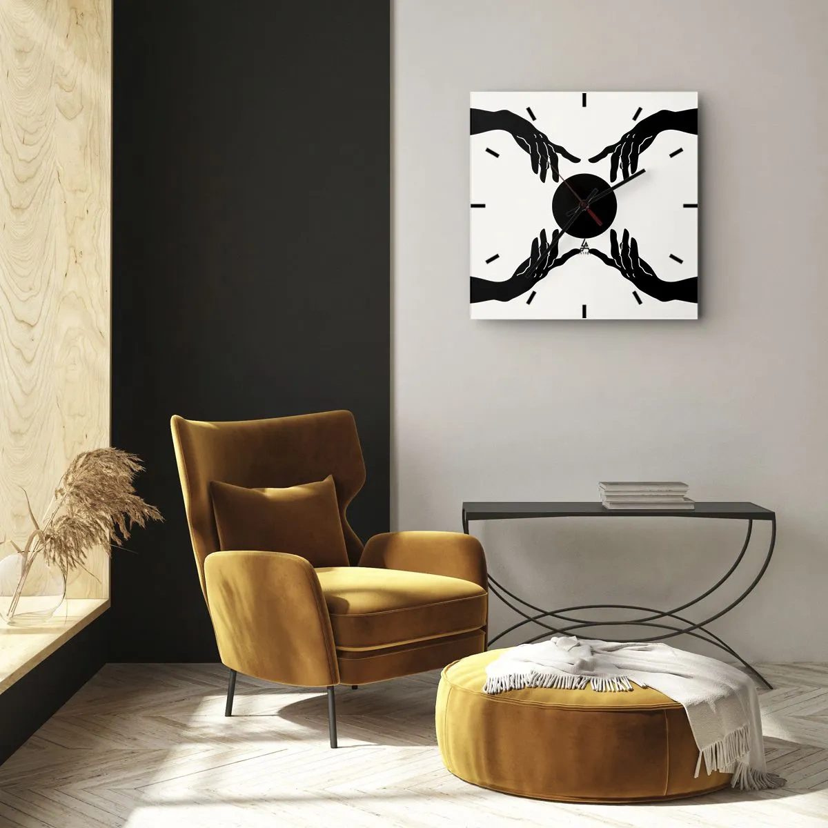 Falióra, Óra - Egy titkos jel - 40x40 cm