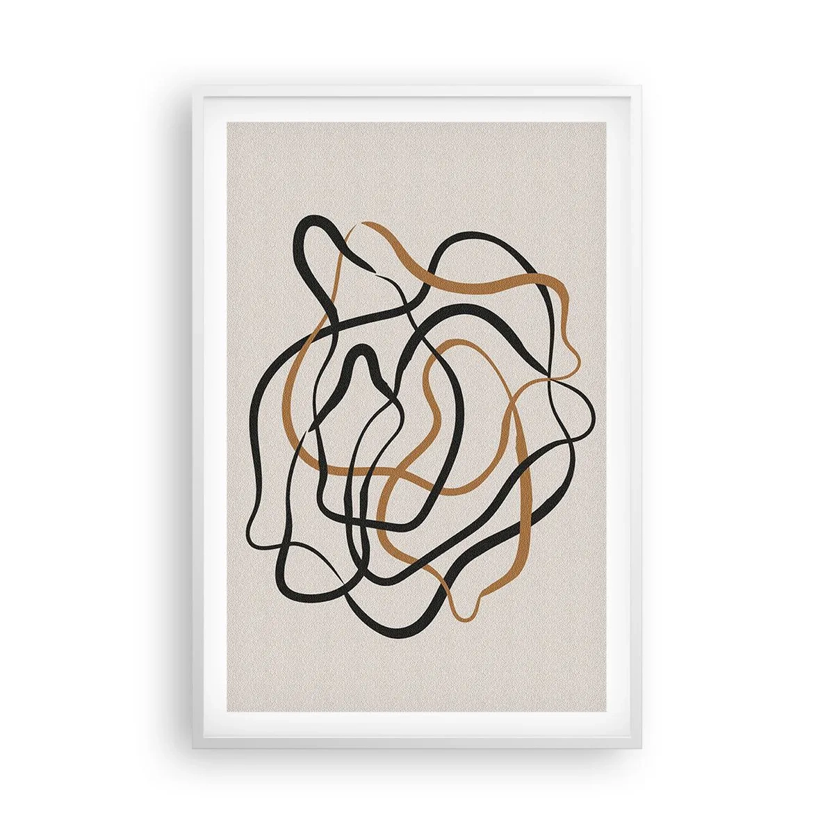 Poszter fekete keretben - Minden összezavarodott - 61x91 cm