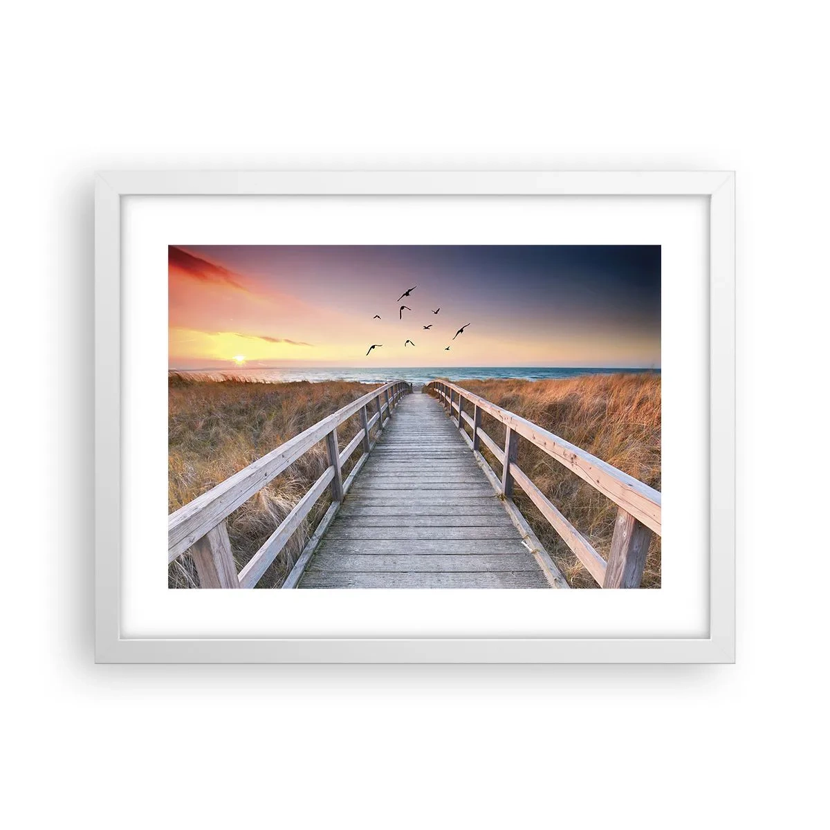 Poszter fekete keretben - Repülési tér - 40x30 cm