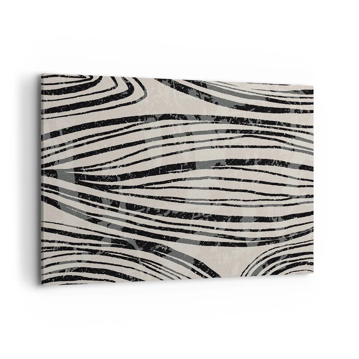 Vászonkép - Vonalak csobbanása - 100x70 cm