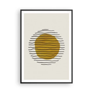 Poszter fehér keretben - A hőtől remegő absztrakció - 70x100 cm