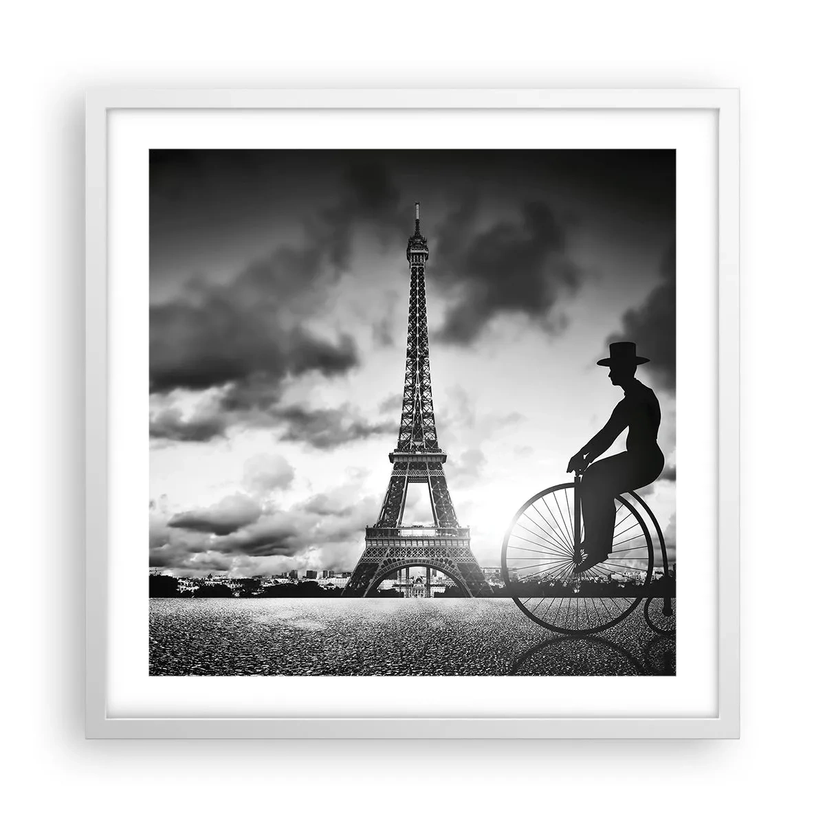 Poszter fekete keretben - Belle Epoque hiánya - 50x50 cm