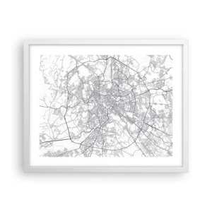 Poszter fekete keretben - Római kör - 50x40 cm