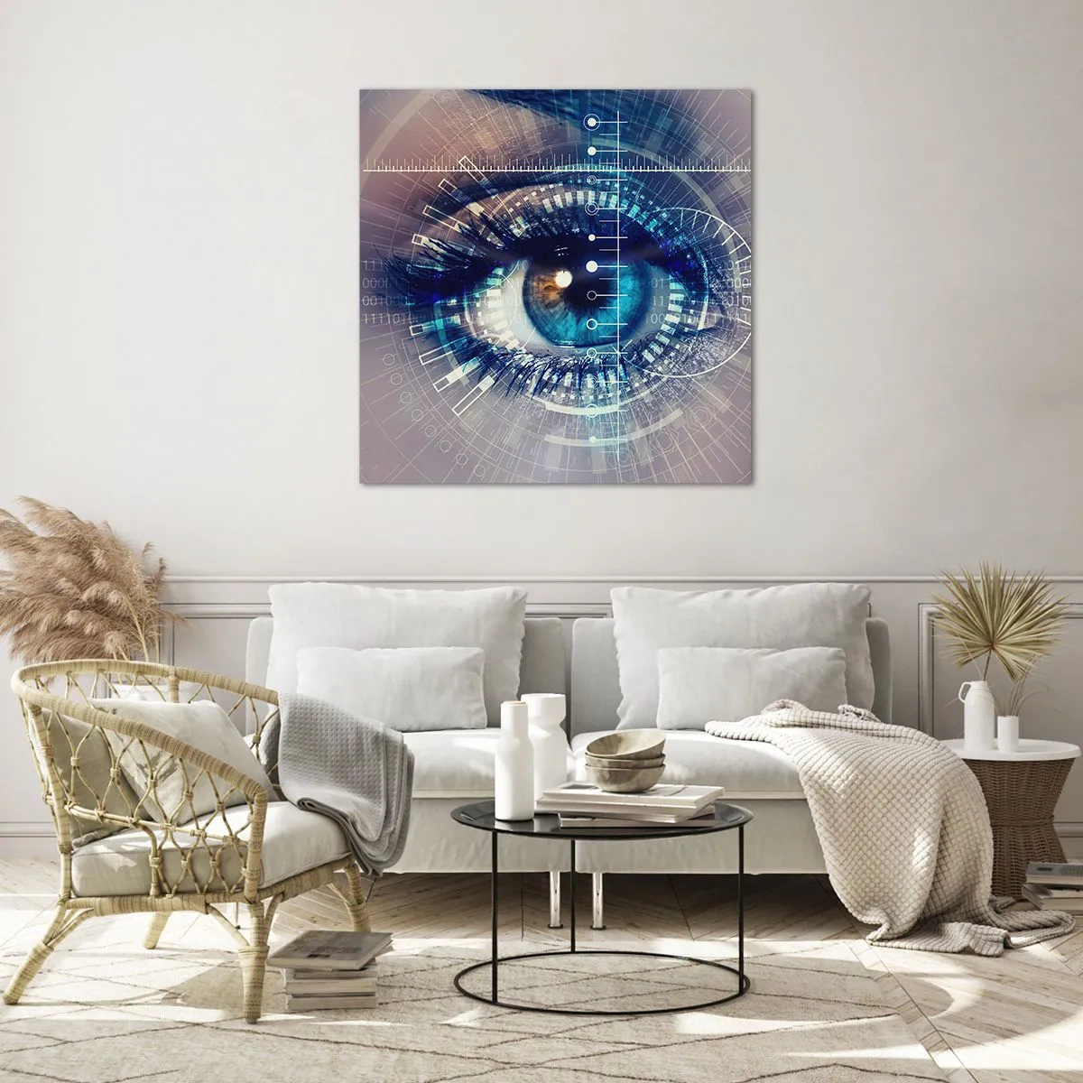 Üveg kép - Azt hiszed, hogy ismersz - 60x60 cm