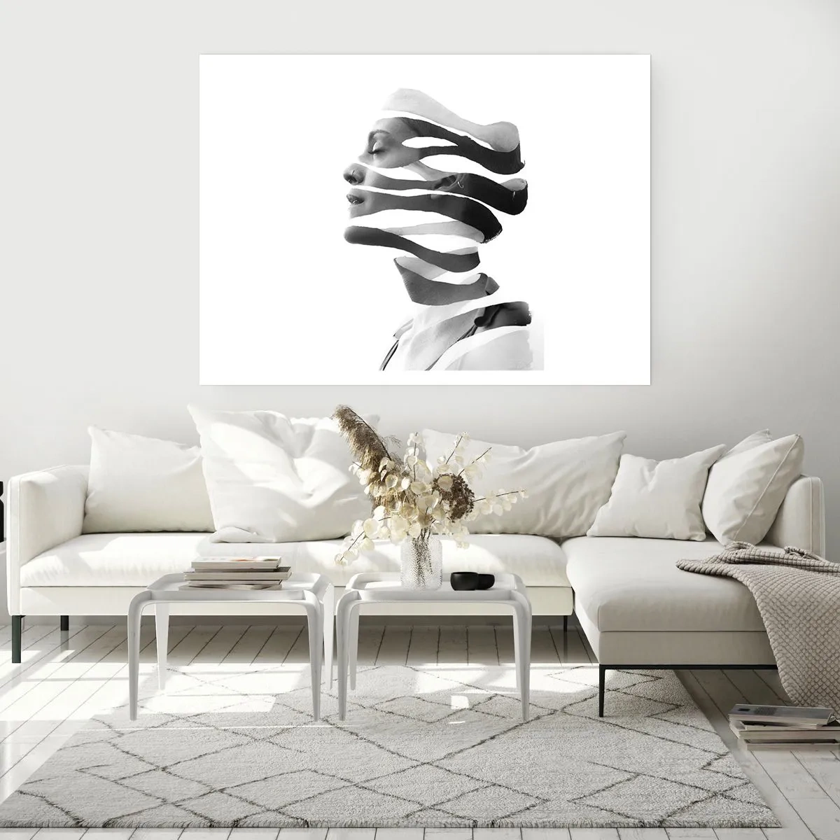 Poszter - Szürreális portré - 70x50 cm