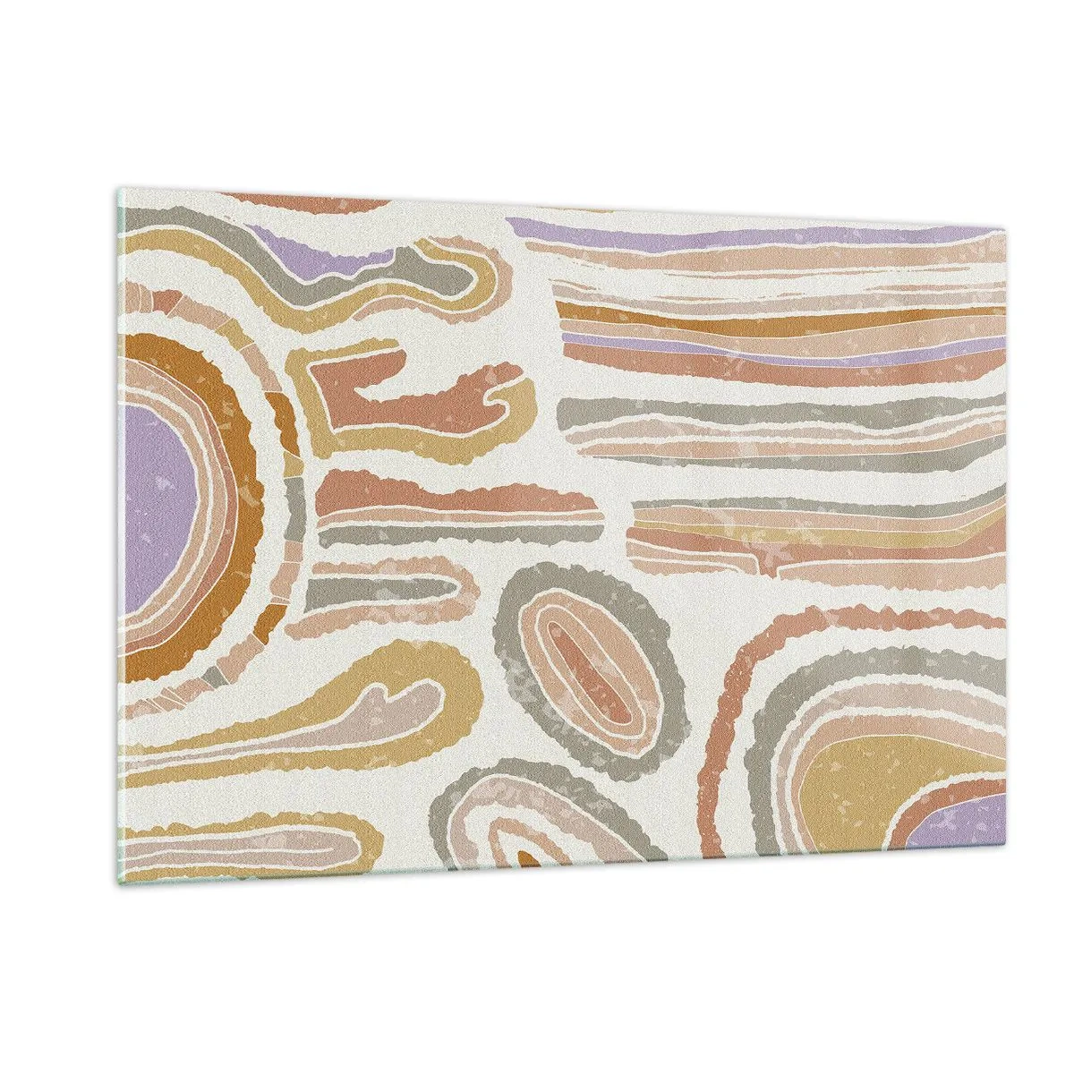 Üveg kép - Színes keresztmetszetek - 120x80 cm