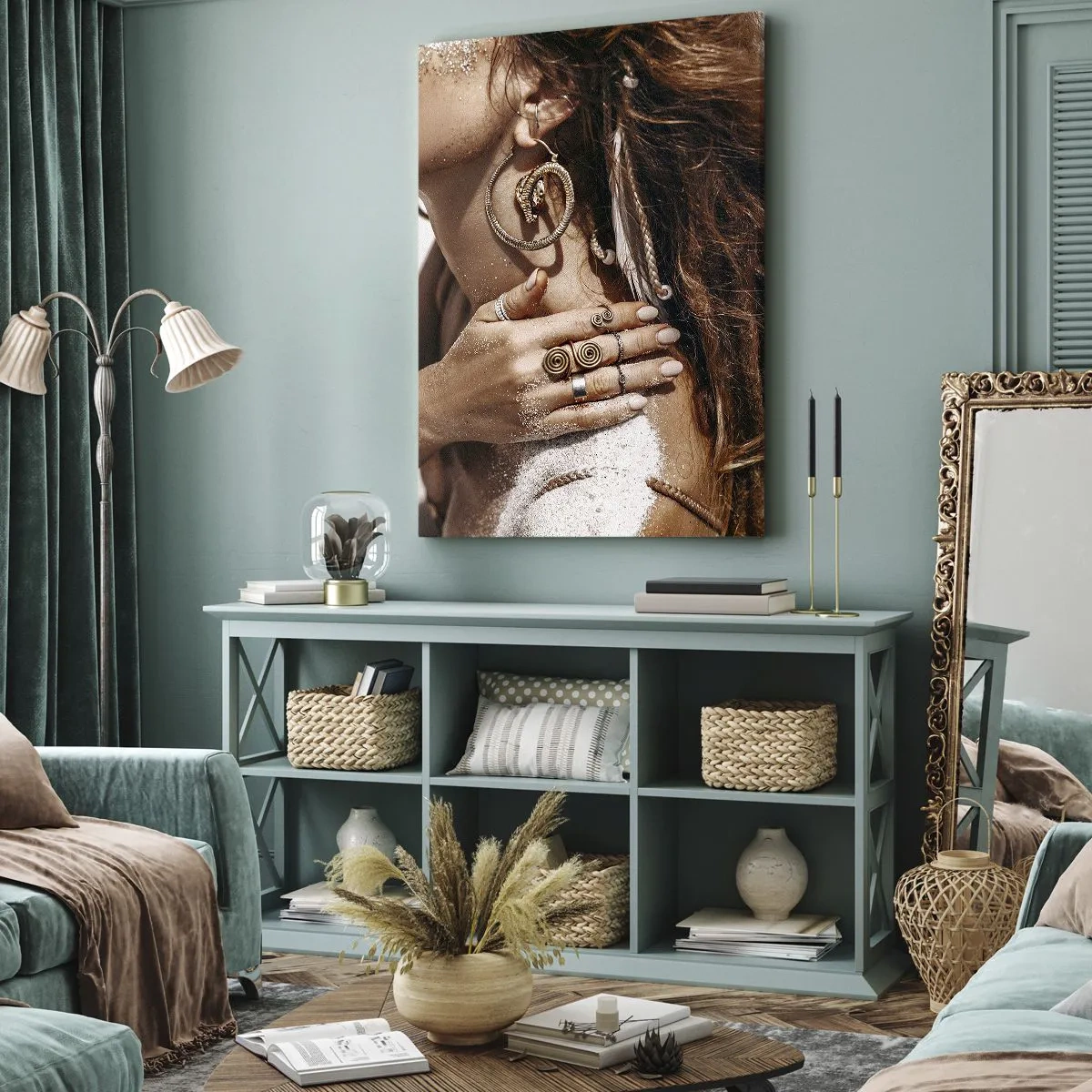 Vászonkép - Az érintetlen tengerpart királynője - 80x120 cm