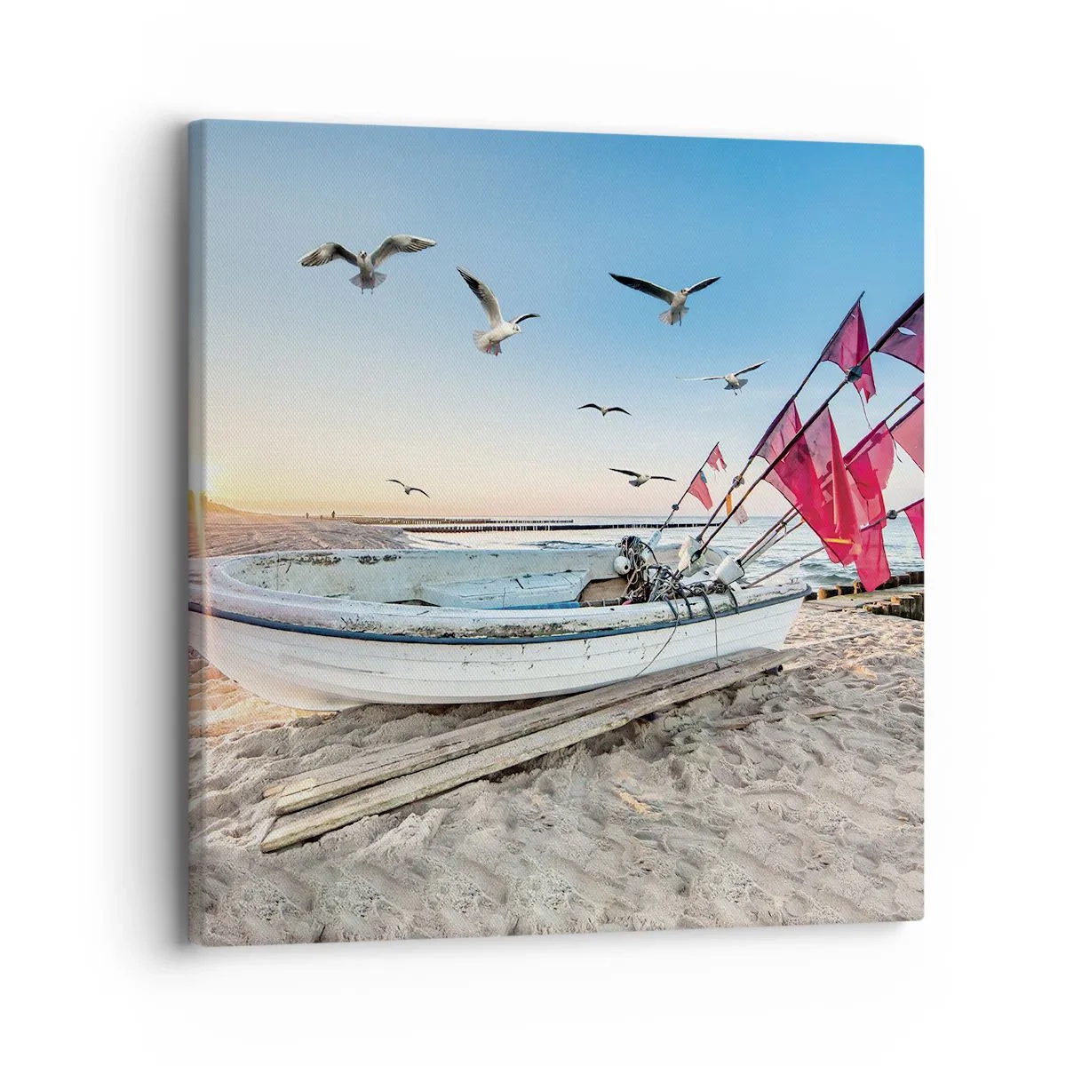 Vászonkép - Megérdemelt pihenés - 30x30 cm