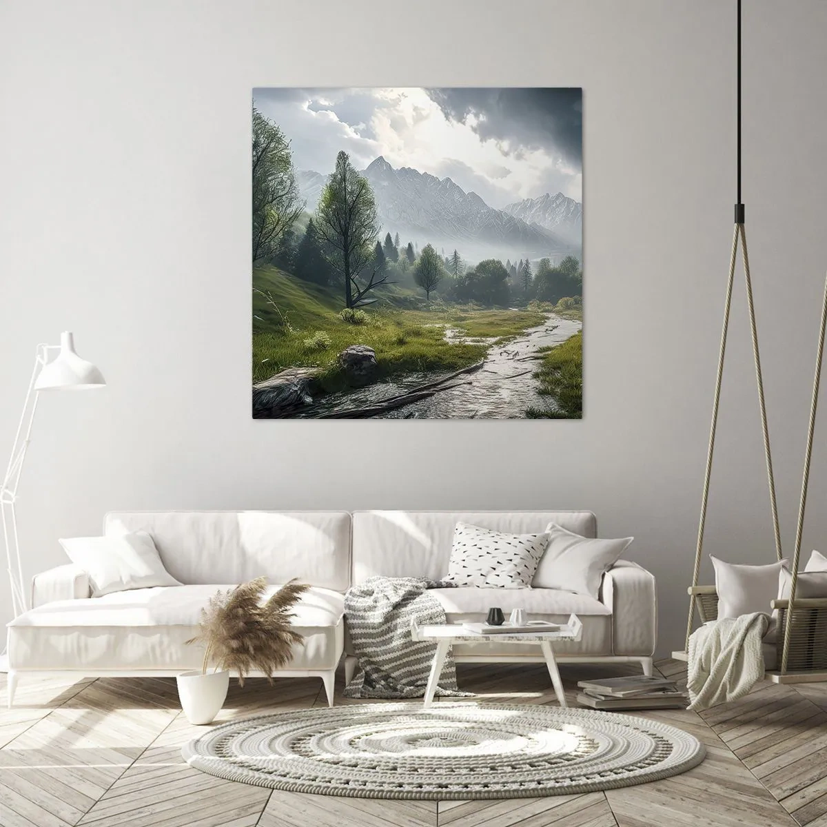 Vászonkép - Oda és vissza - 60x60 cm