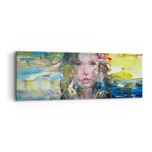 Vászonkép - A levegő függöny mögött - 90x30 cm