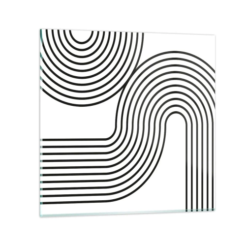 Üveg kép - Egy ívben - 70x70 cm