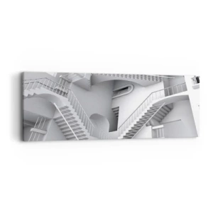 Vászonkép - A tér paradoxonjai - 90x30 cm