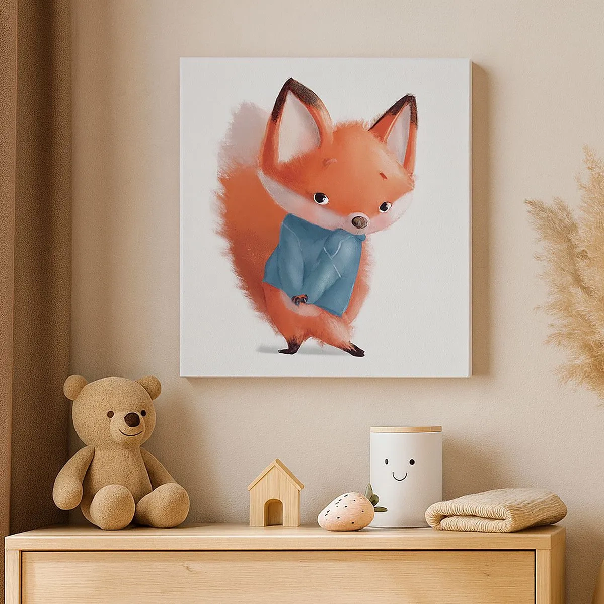 Vászonkép - Jó áll rajtam? - 30x30 cm