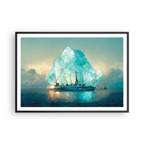 Poszter fehér keretben - Sarkvidéki gyémánt - 100x70 cm