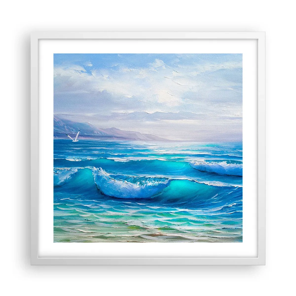 Poszter fekete keretben - Megkönnyebbülést hoz - 50x50 cm