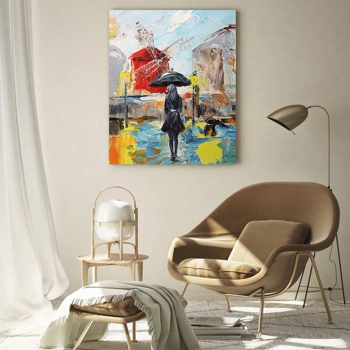 Üveg kép - Párizsi legendák - 50x70 cm
