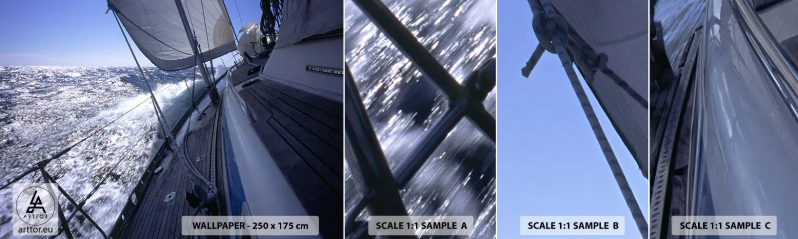 Fotótapéta Minta Standard Eco - Tudom, mit jelent madárnak lenni - Tengeri, Jacht, Utazások - 100x30 cm