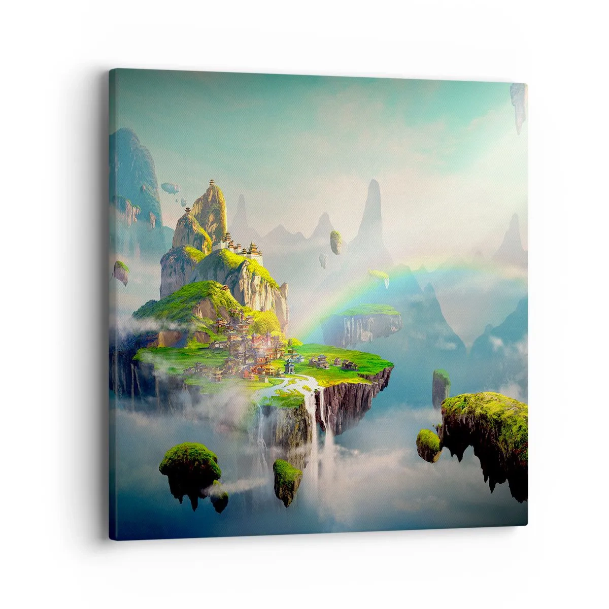 Vászonkép - Az ég közepén - boldog szigetek - 40x40 cm