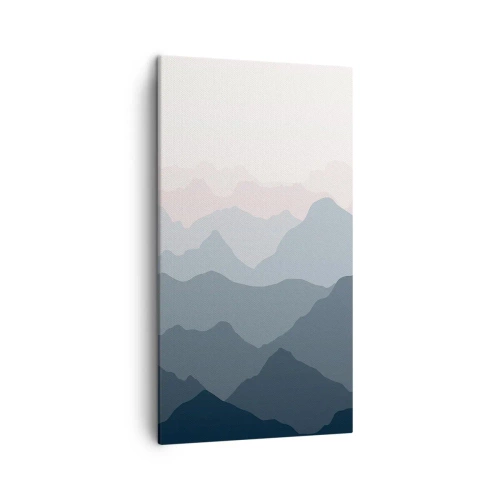 Vászonkép - A hegyek hullámai - 45x80 cm