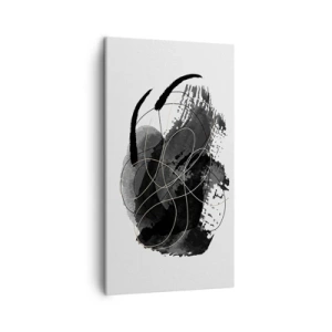 Vászonkép - Feketéből készült - 45x80 cm