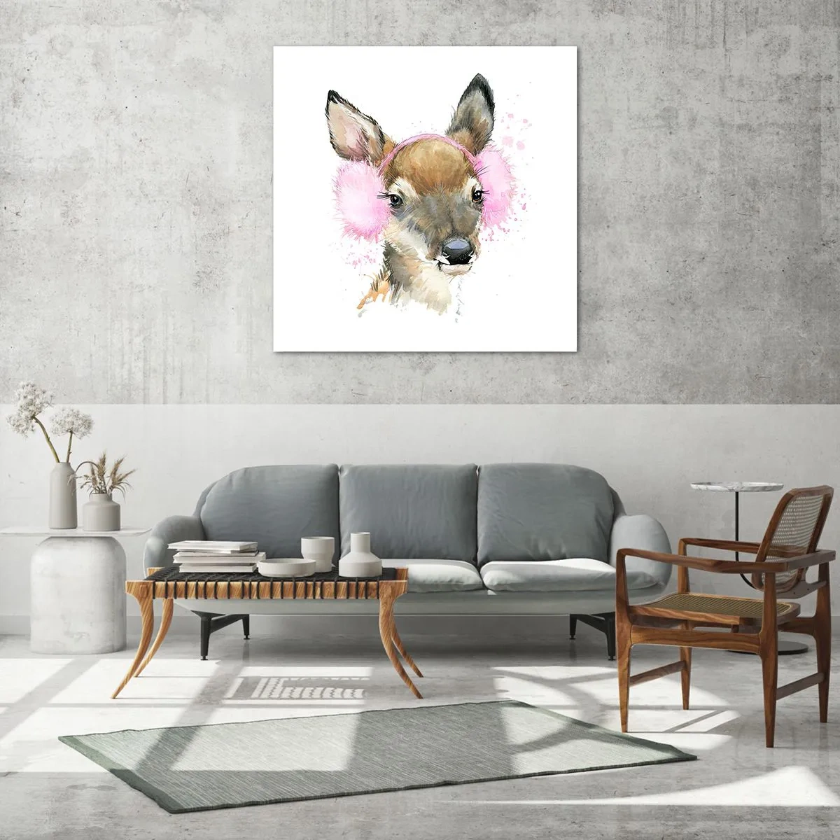 Üveg kép - És a fagy már nem szörnyű - 60x60 cm