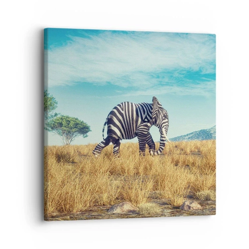 Vászonkép - A szürke már nem menő - 30x30 cm