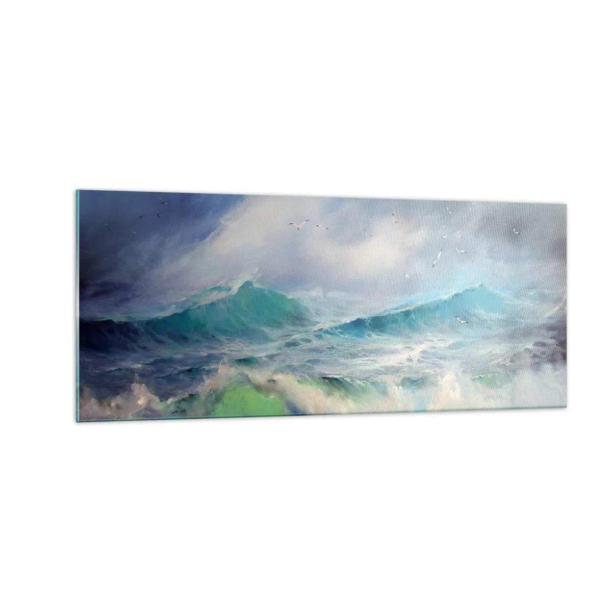 Üveg kép - "A forgószél diadalmasan üvöltött...” - 100x40 cm